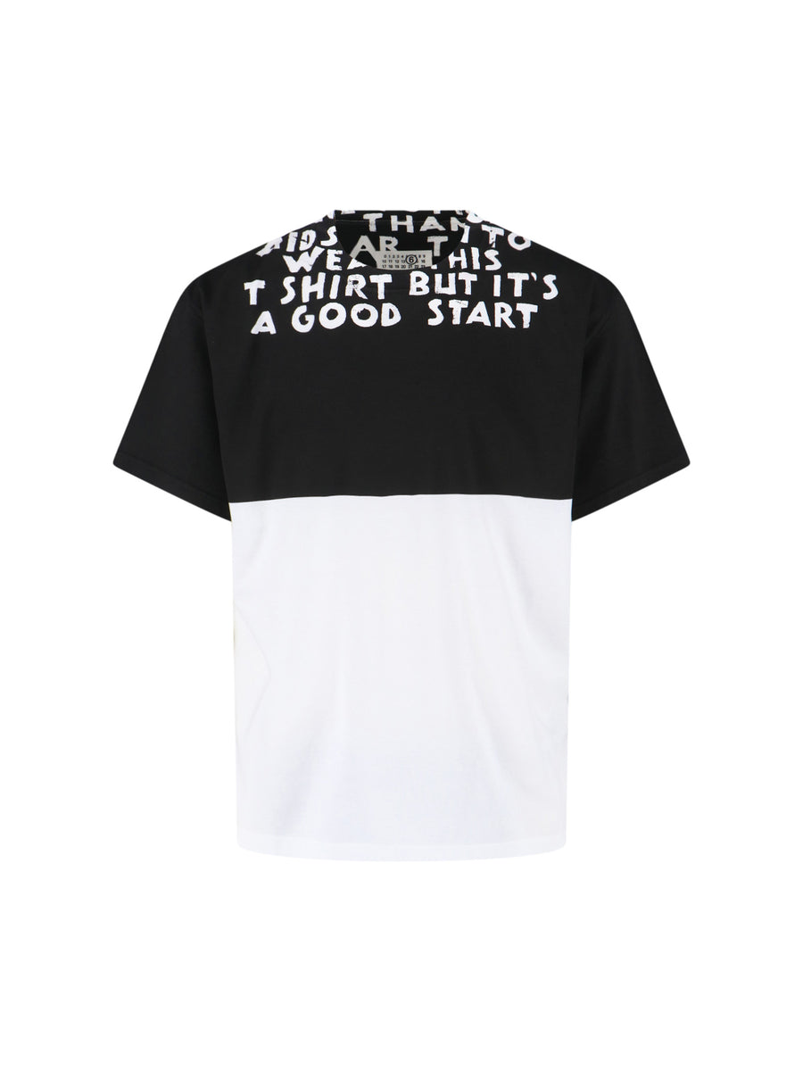 MM6 Maison Margiela 100% Cotton t-shirt in multicolor