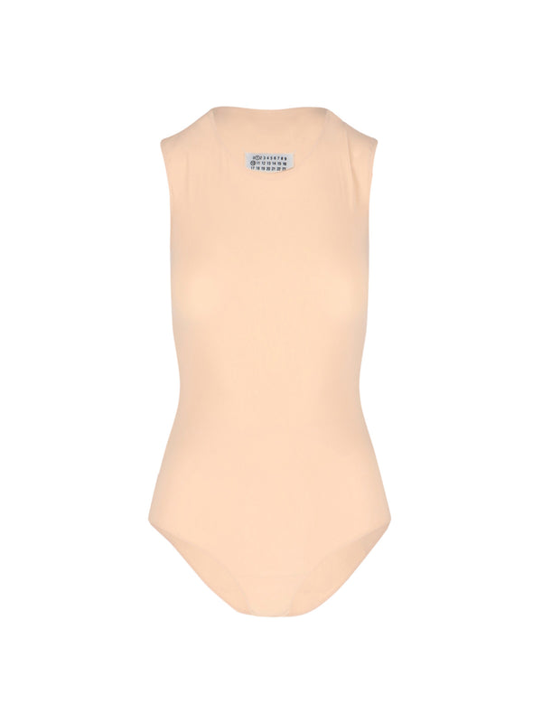 Maison Margiela 73% Polyamide bodysuit in pink