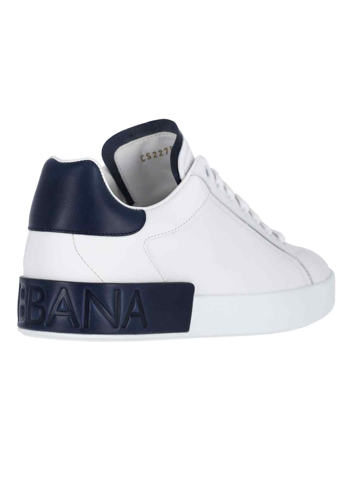 Dolce & Gabbana Sneakers Blue Outer: Calf Leather
