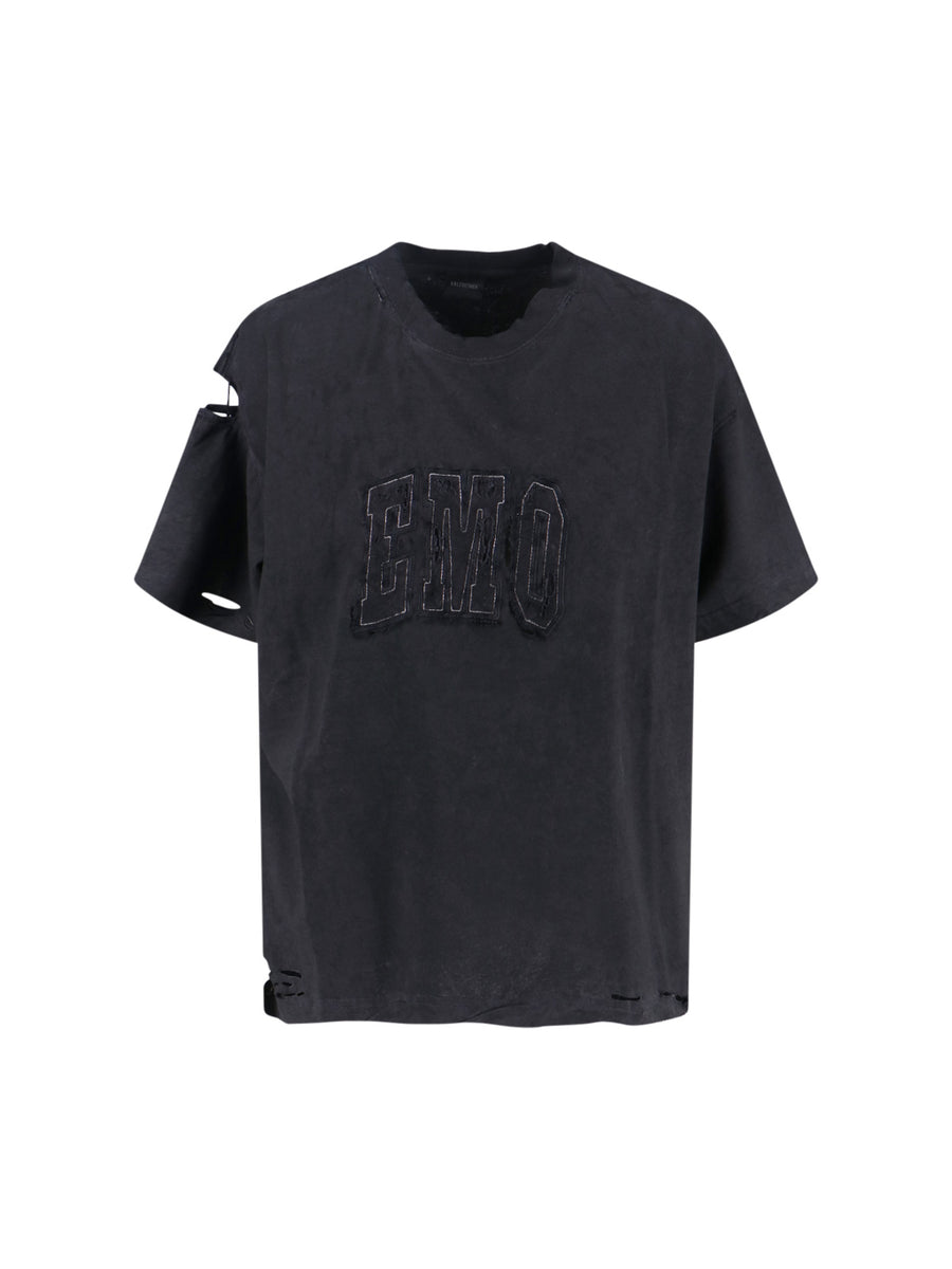 Balenciaga Tsvp 100% Cotton t-shirt in black