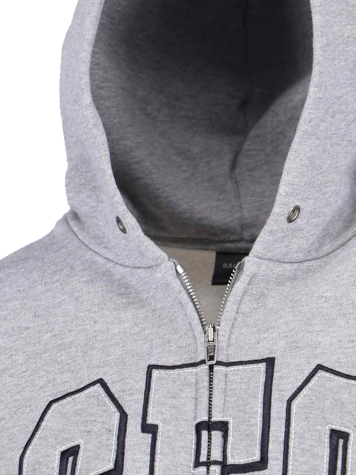 Balenciaga Sweaters Grey Cotton