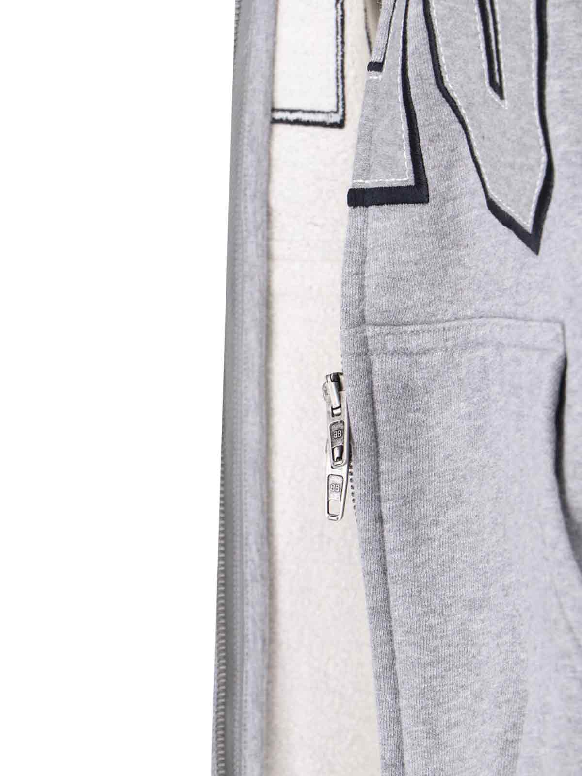Balenciaga Sweaters Grey Cotton
