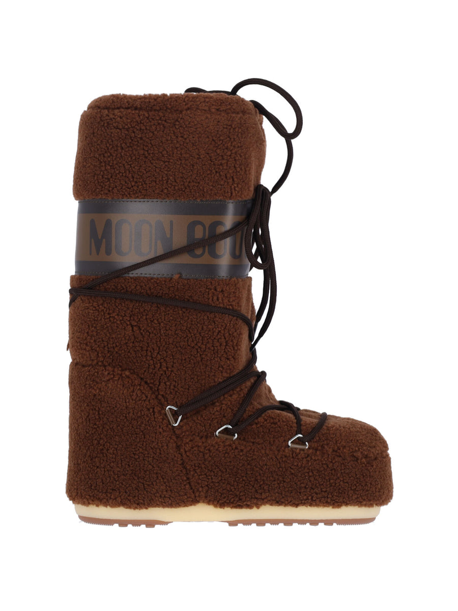 Moon Boot Upper: 46% Acrylic boot in brown