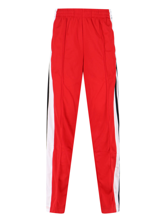 Adidas Trousers Red Polyester