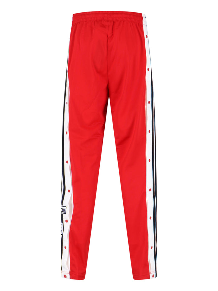 Adidas Trousers Red Polyester