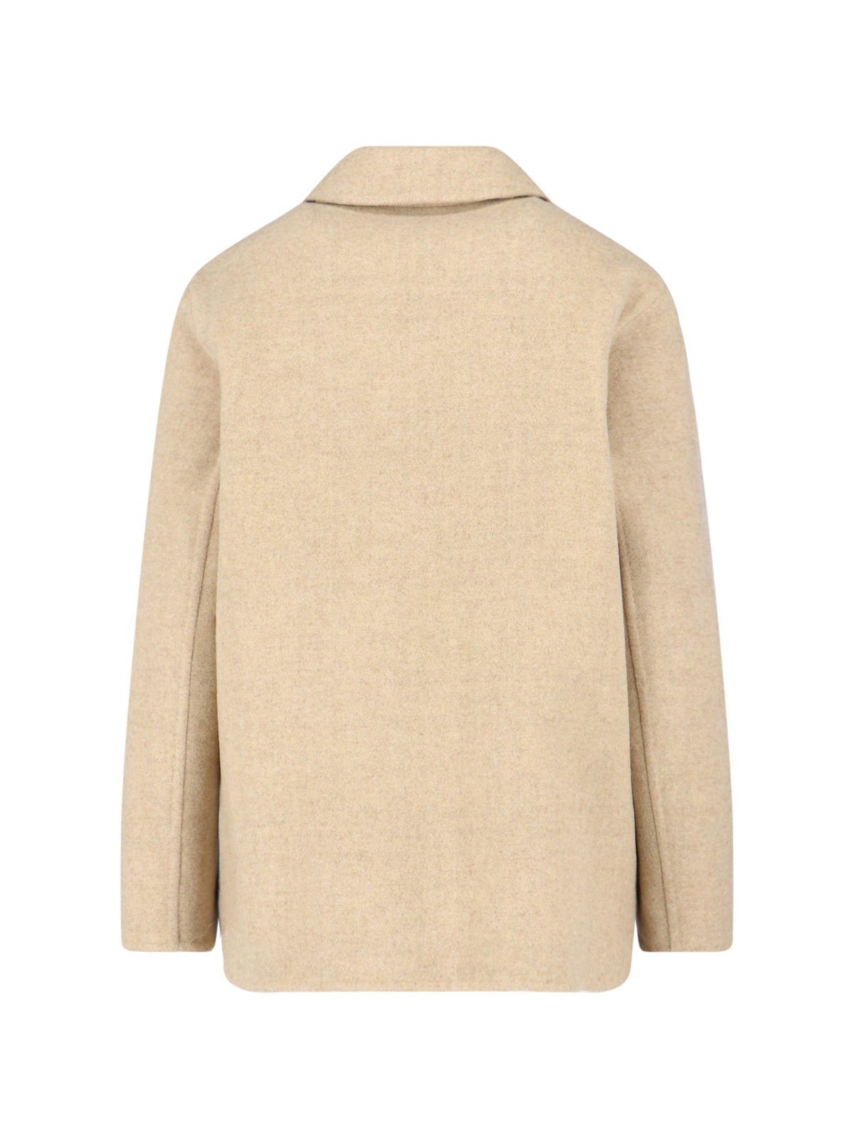 Burberry Jackets Beige Virgin Wool