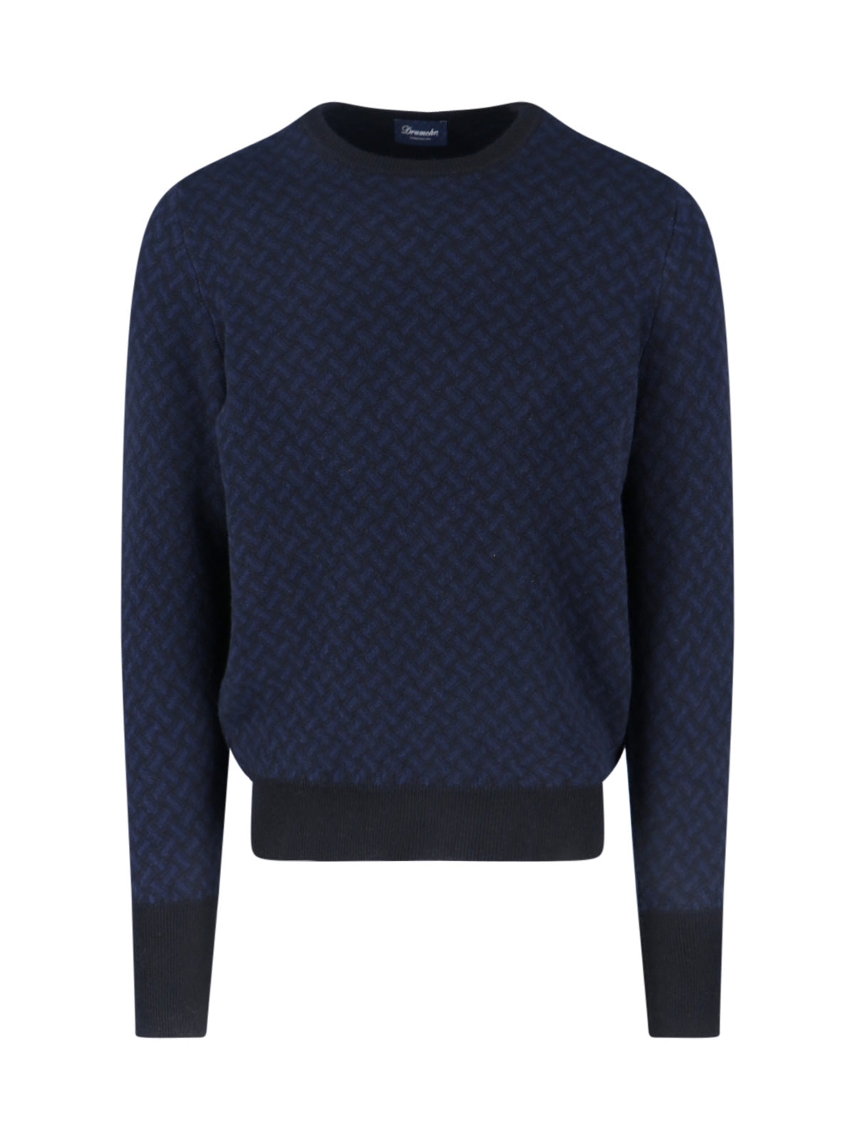 Drumohr Sweaters Blue Cashmere