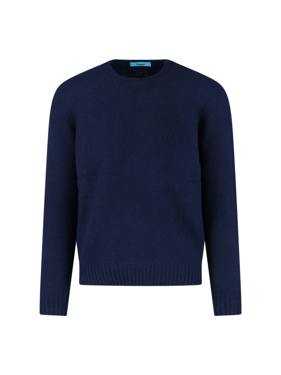 Drumohr 100% lambswool sweater in navy