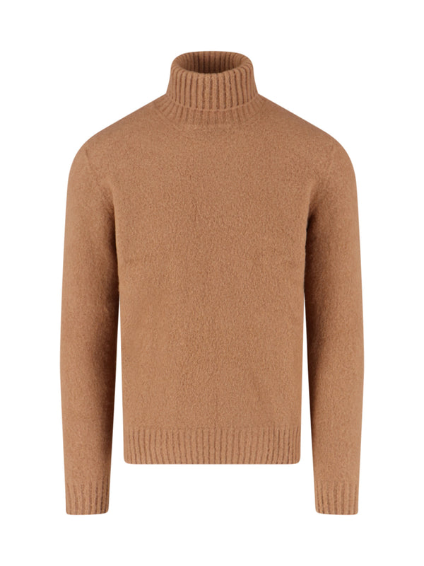 Drumohr 100% lambswool sweater in brown