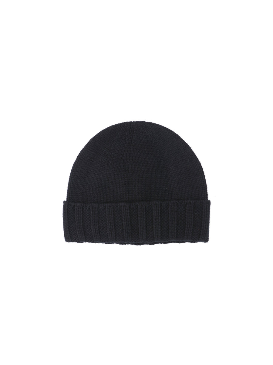 Drumohr D1K750 100% cashmere beanie in black