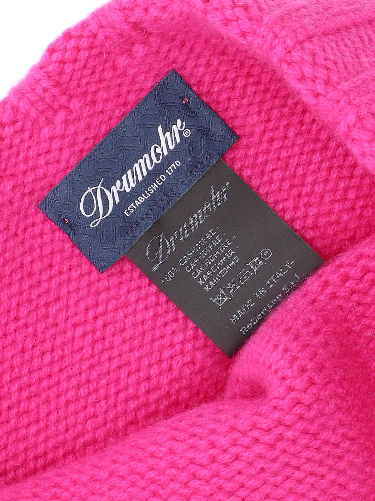 Drumohr Hats Pink Cashmere