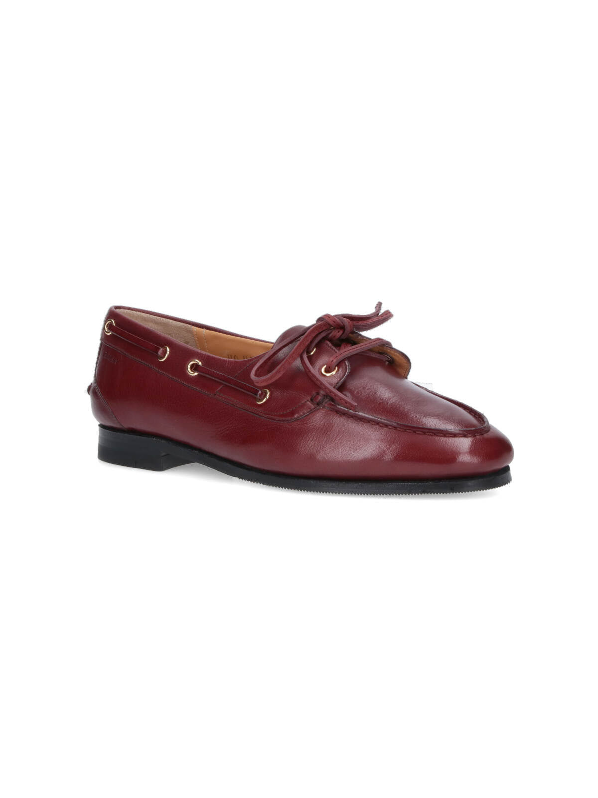 Bally Flat Shoes Brown Buffalo