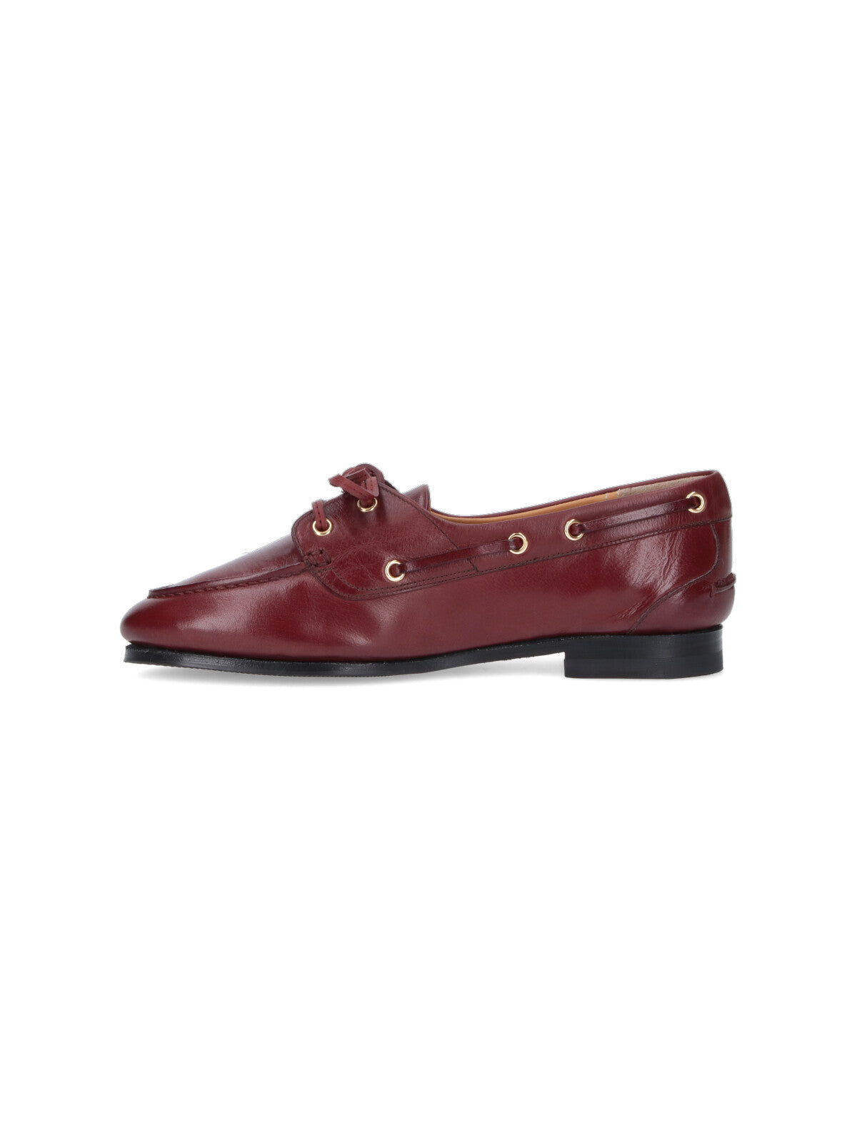 Bally Flat Shoes Brown Buffalo