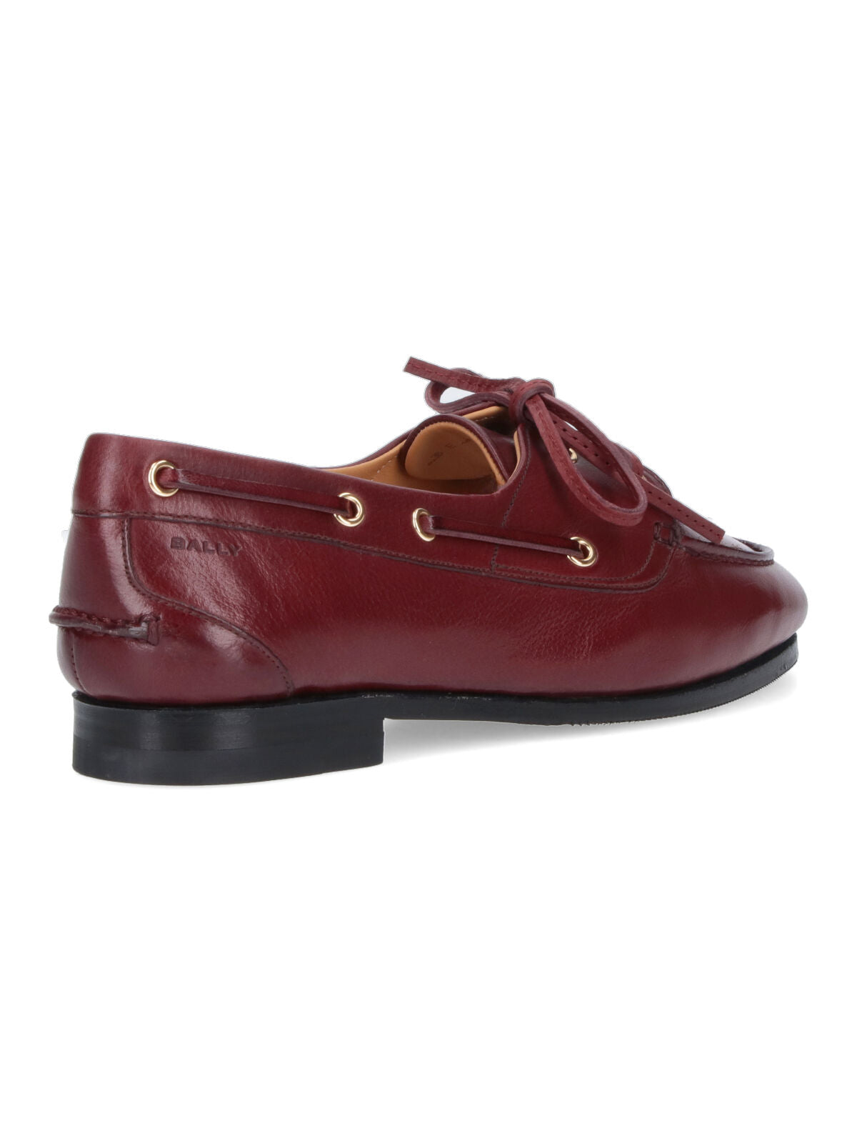 Bally Flat Shoes Brown Buffalo