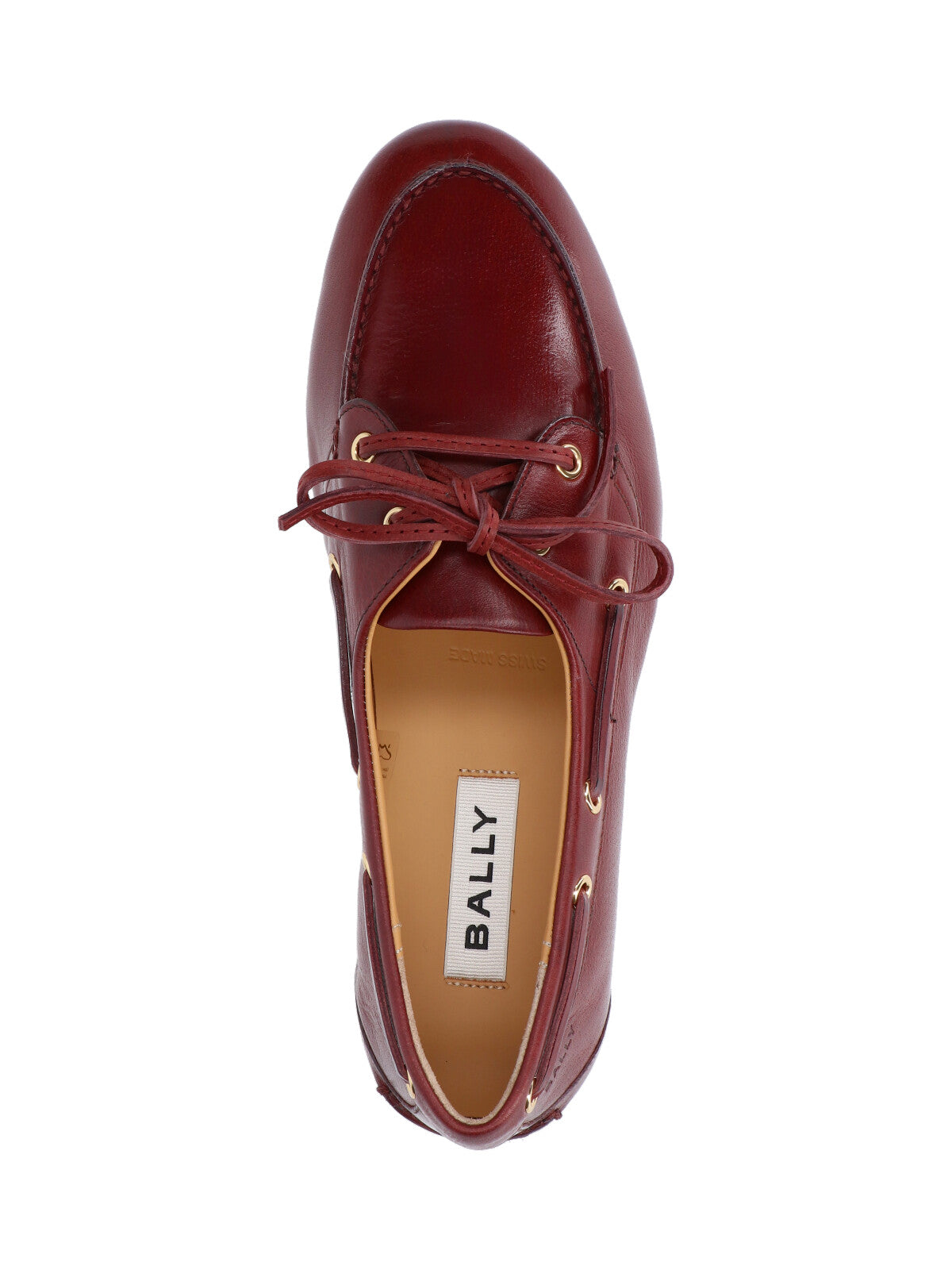 Bally Flat Shoes Brown Buffalo