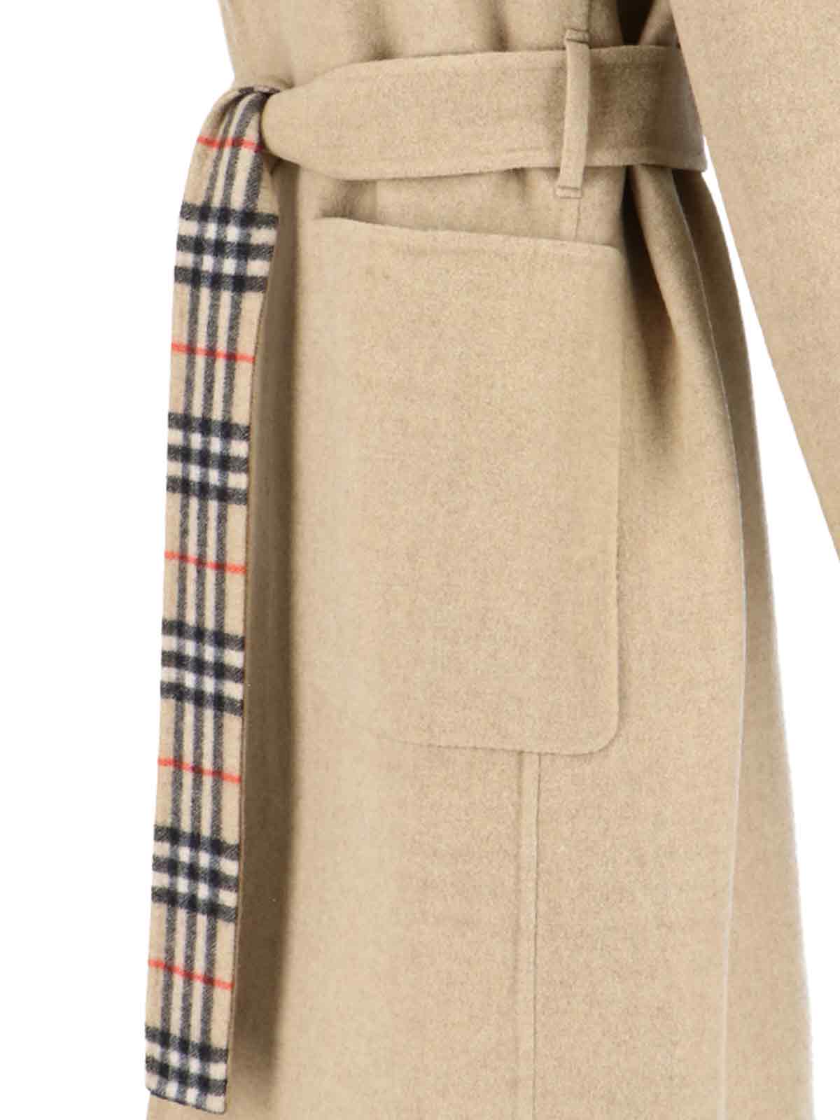 Burberry Jackets Beige Wool