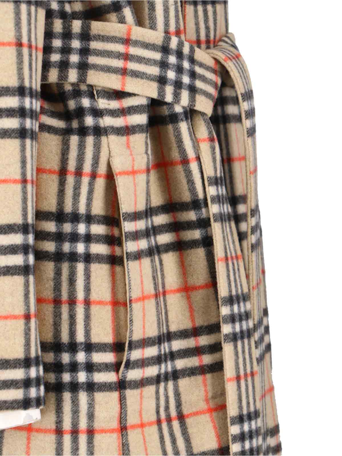 Burberry Jackets Beige Wool
