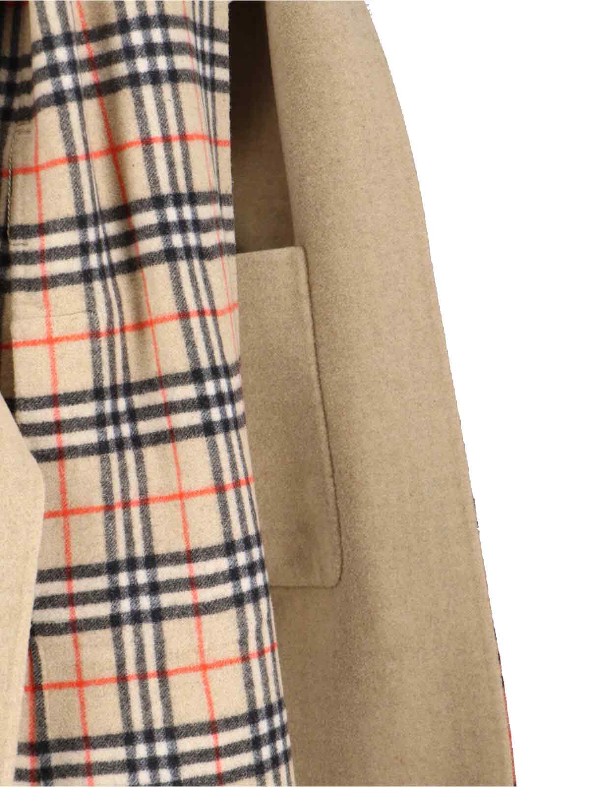 Burberry Jackets Beige Wool