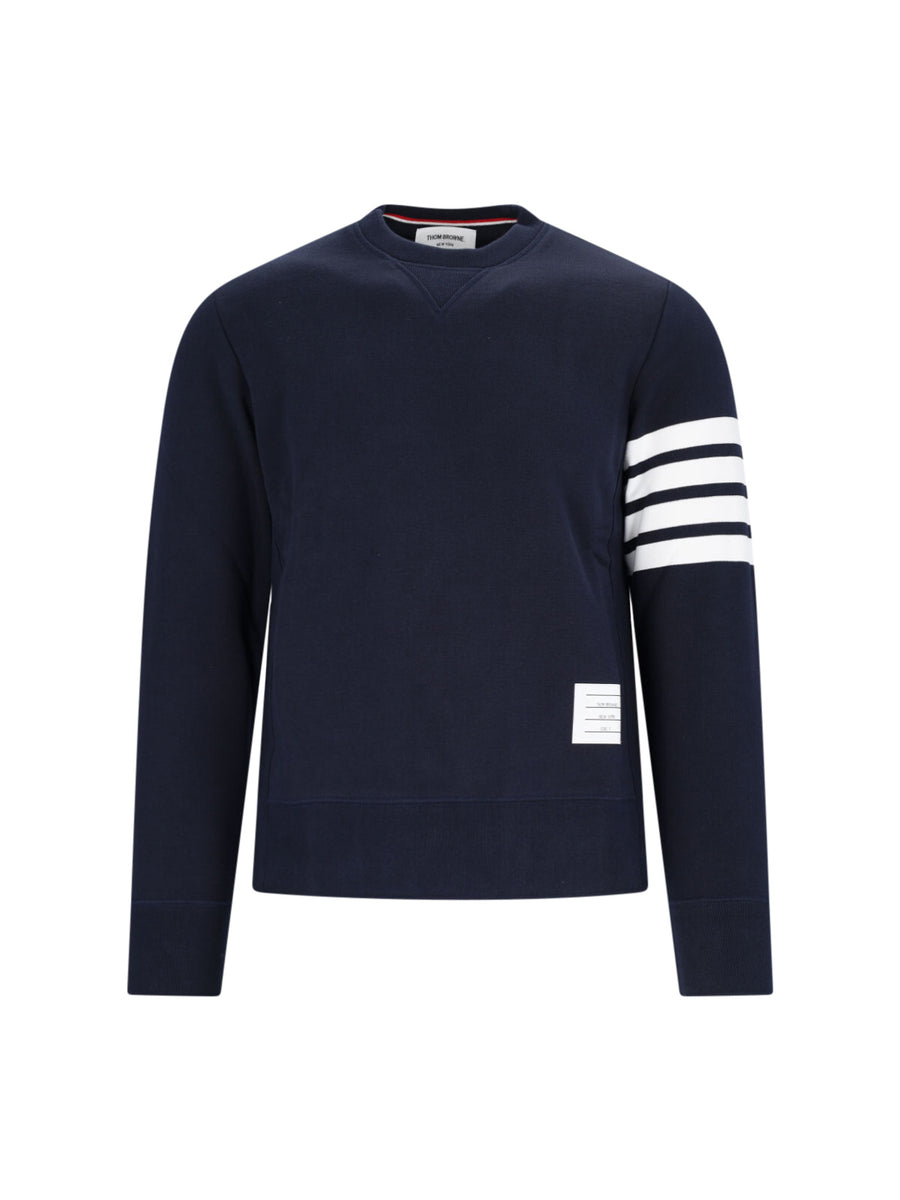 Thom Browne 100% Cotton sweatshirt in navy