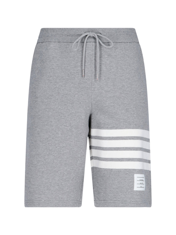 Thom Browne Trousers Grey Cotton
