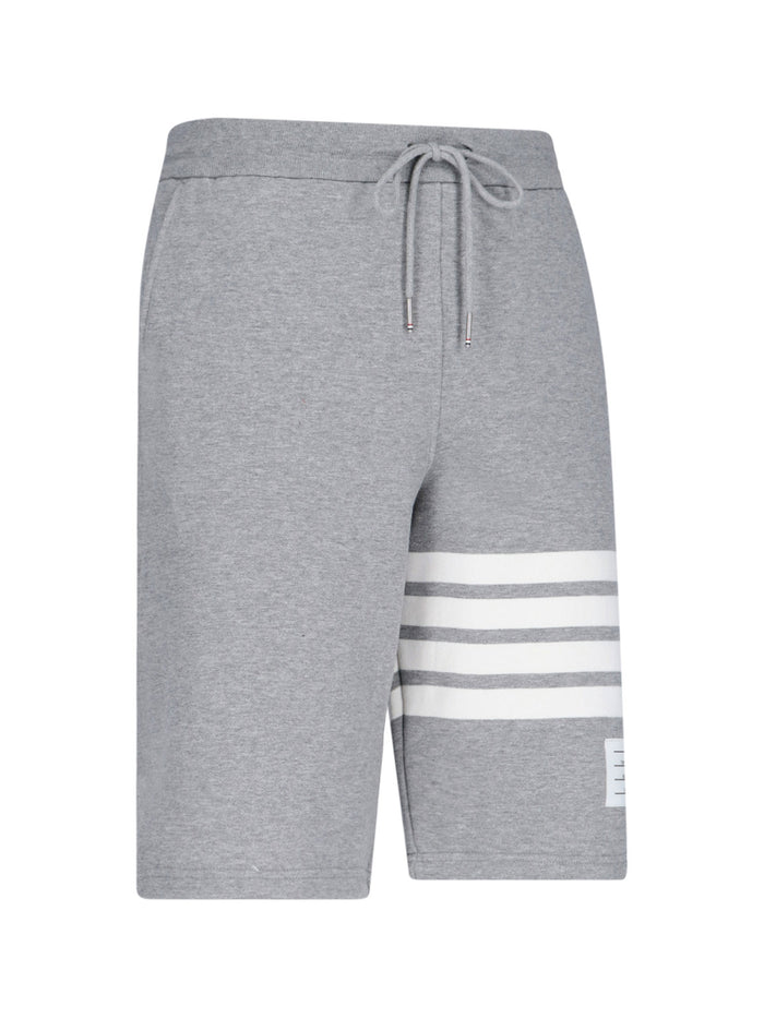 Thom Browne Trousers Grey Cotton