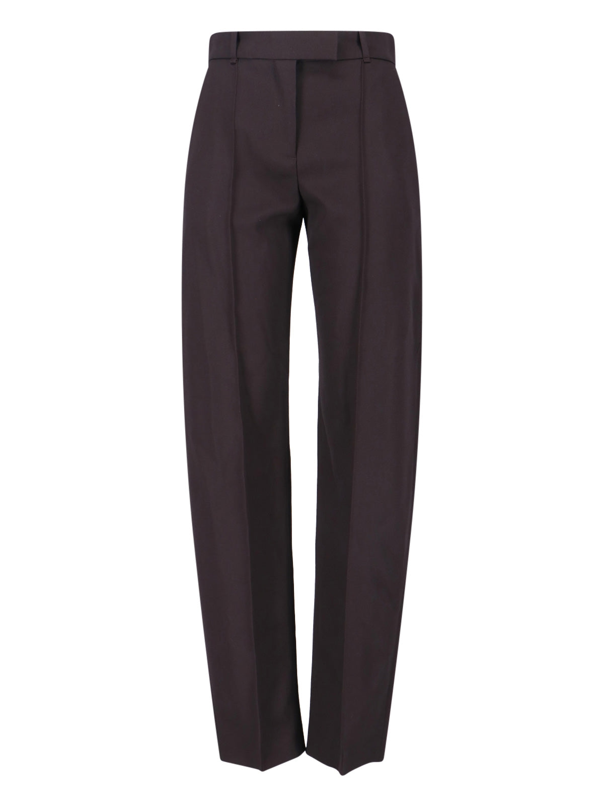 Alexander McQueen Trousers Brown Wool