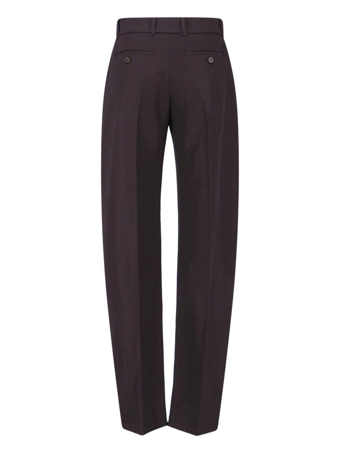 Alexander McQueen Trousers Brown Wool