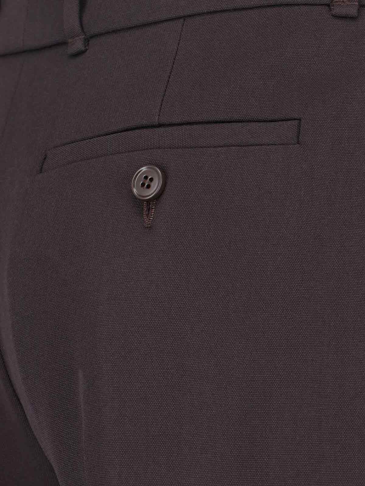 Alexander McQueen Trousers Brown Wool