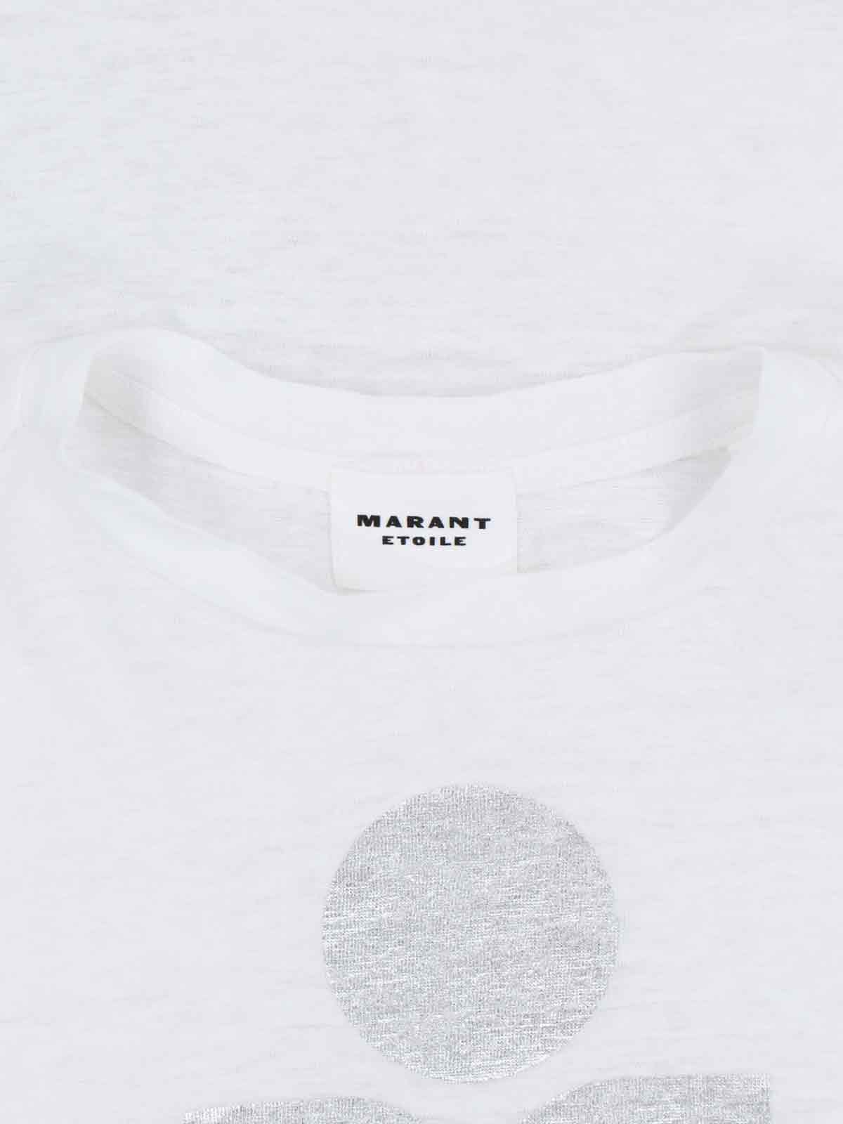 Marant Etoile T-Shirts And Polos White Linen