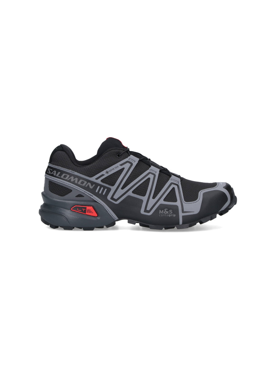 Salomon 100% tessuto sneaker in black