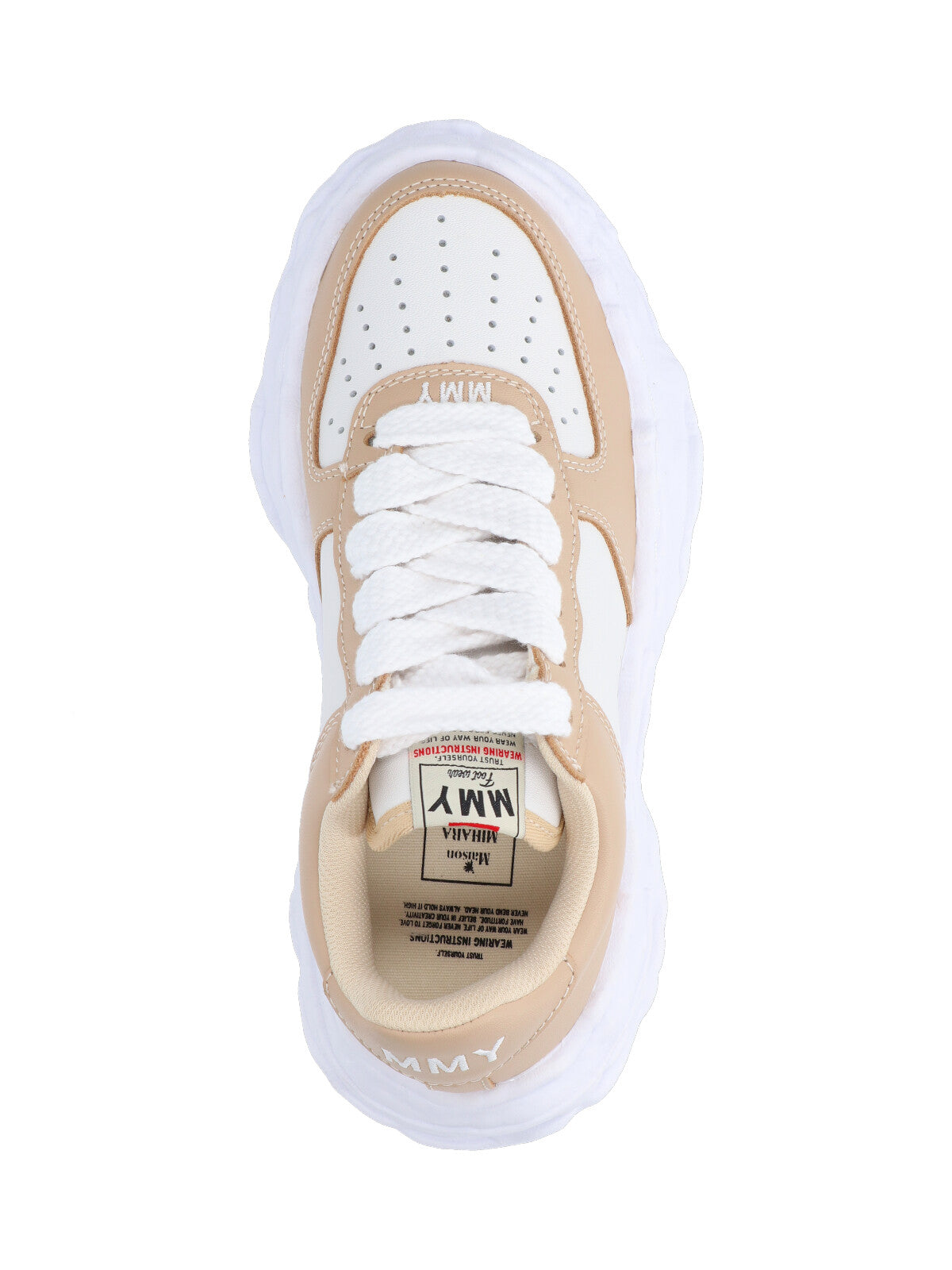 Maison Mihara Yasuhiro Sneakers Beige Pelle