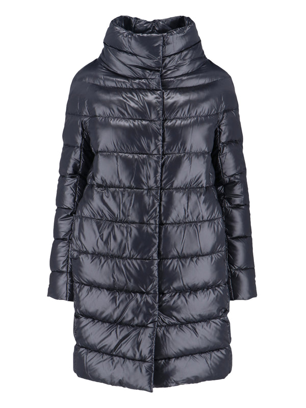 Herno 100% Polyamide down jacket in black