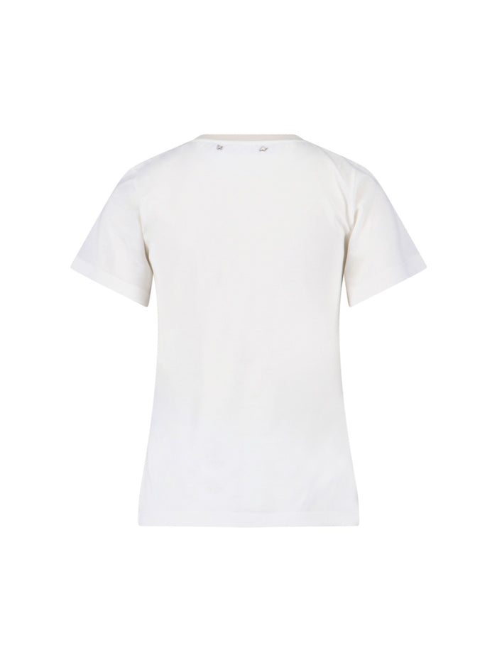 Golden Goose T-shirts and Polos White Main Fabric: Viscose