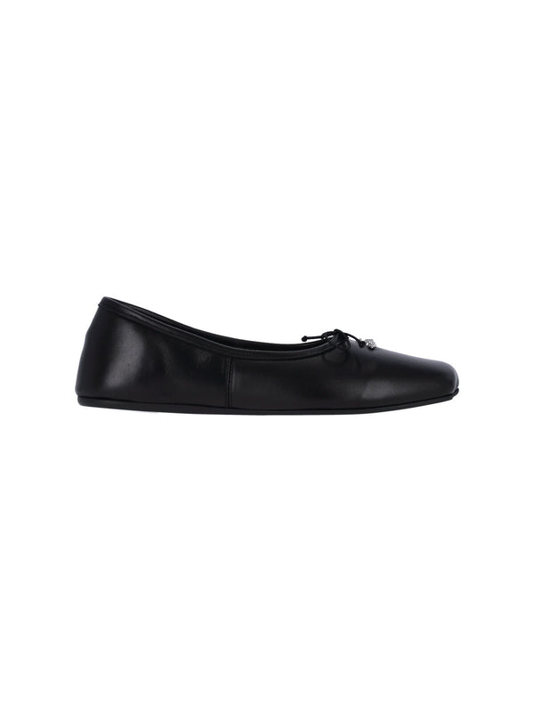 Vivienne Westwood 100% lamb leather flat in black