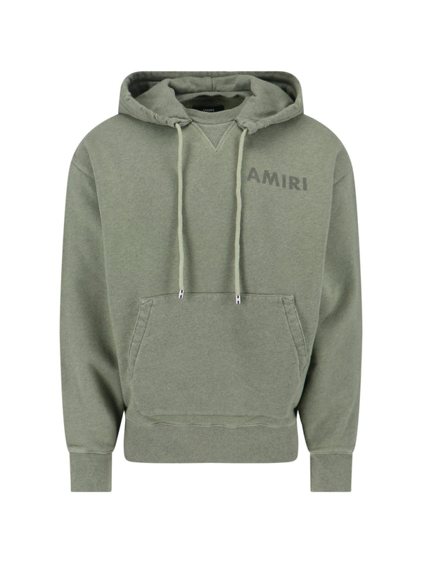 Amiri 100% Cotton hoodie in green