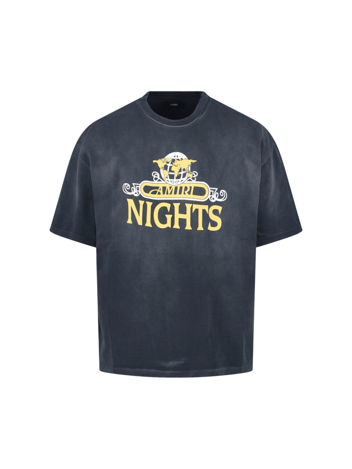 Amiri T-shirts and Polos Black Cotton