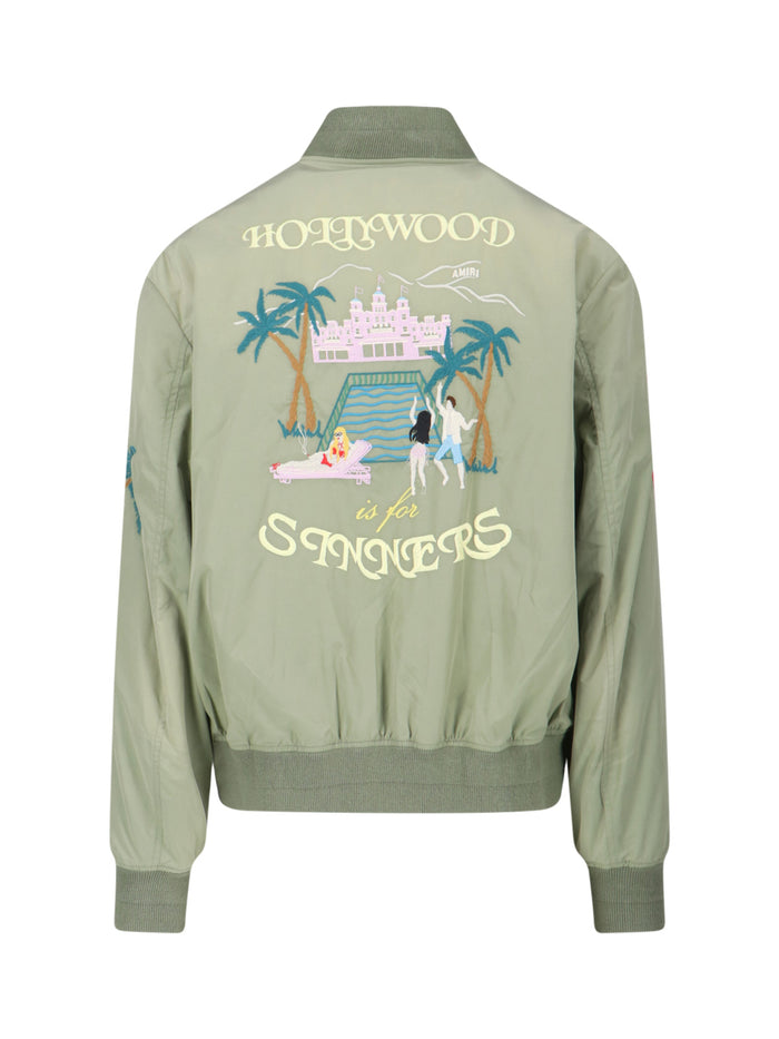 Amiri Jackets Green Polyamide