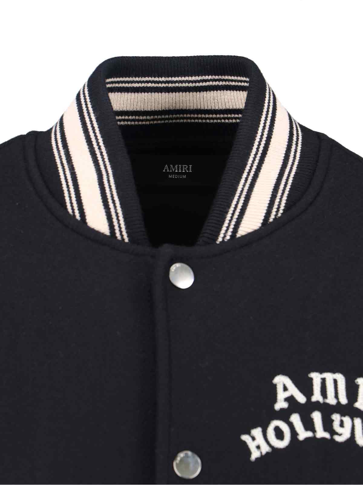 Amiri Jackets Black Wool