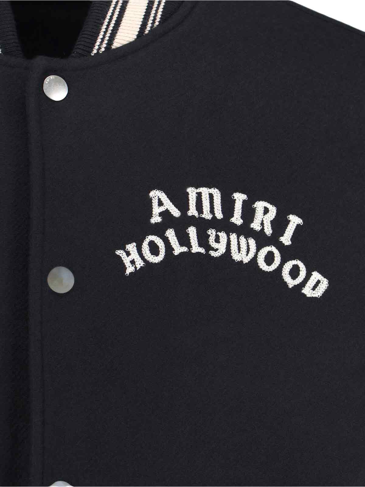 Amiri Jackets Black Wool