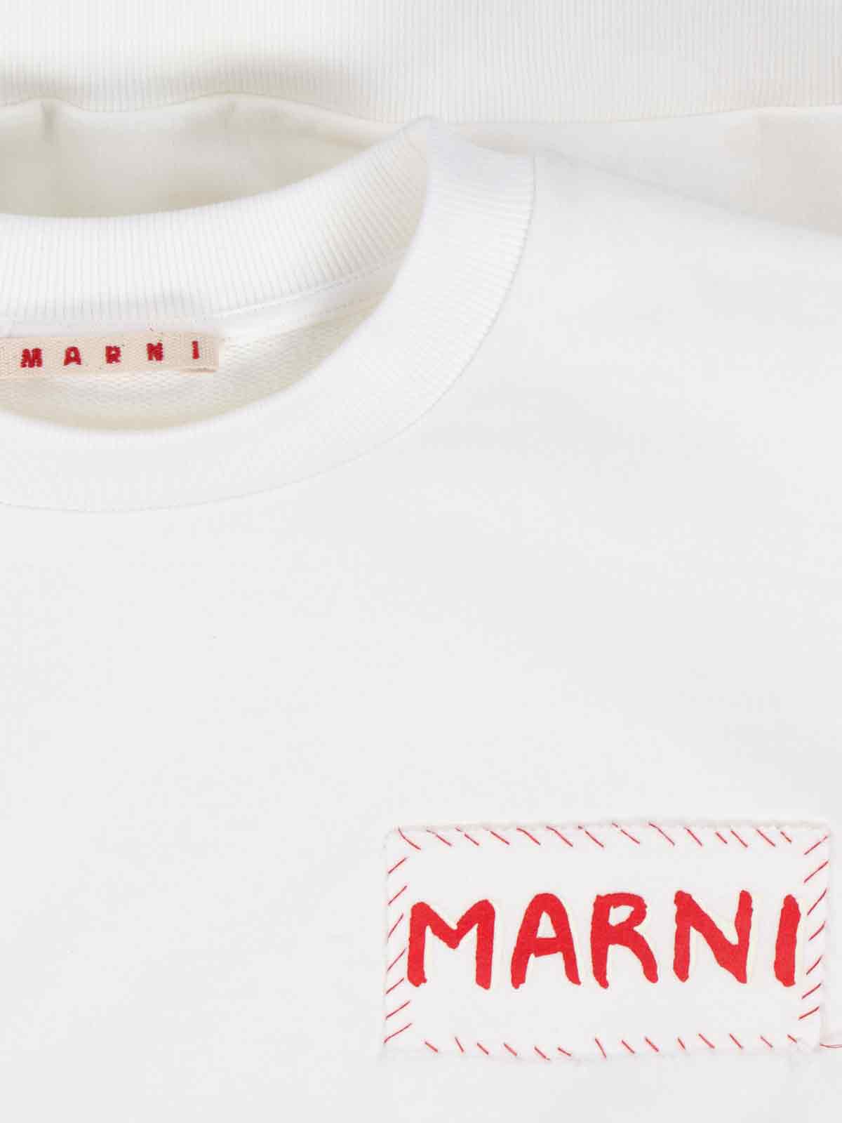 Marni Sweaters White Cotton