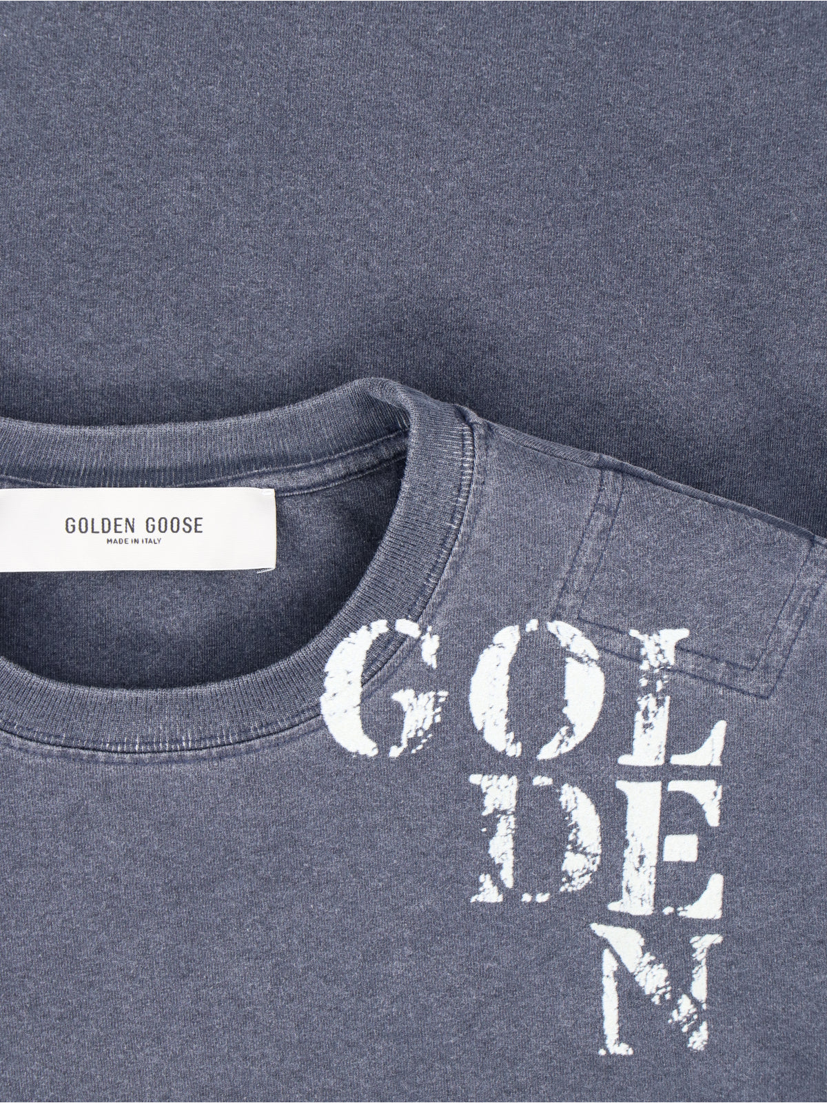 Golden Goose T-Shirts And Polos Blue Cotton