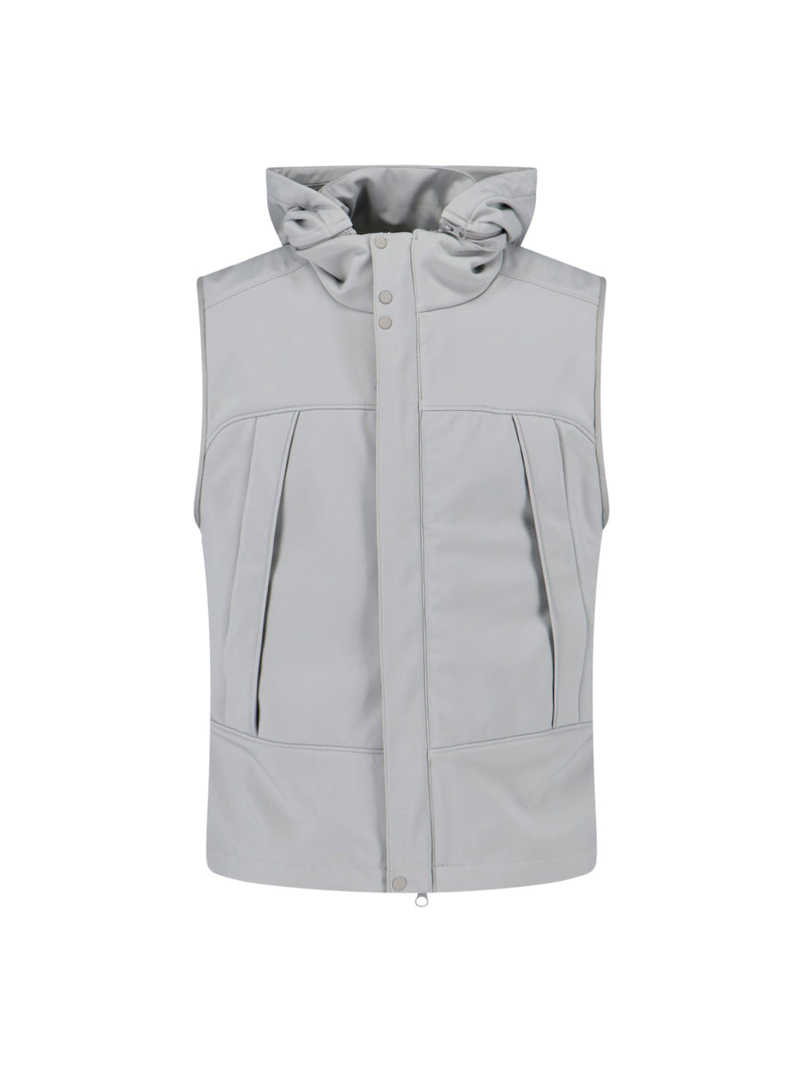 C.P. Company 92% Polyester vest in gray