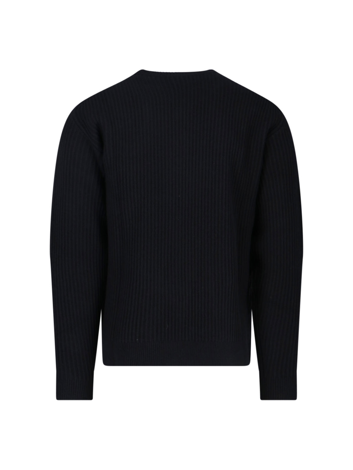 Maison Kitsune Sweaters Black Merino Wool