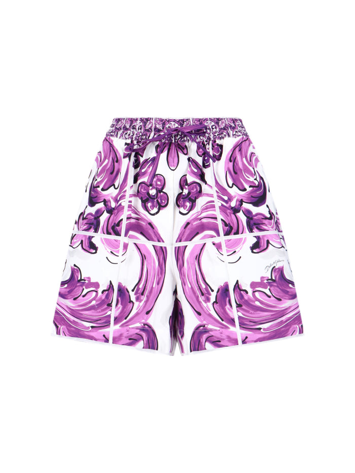 Dolce & Gabbana Trousers Violet Cotton