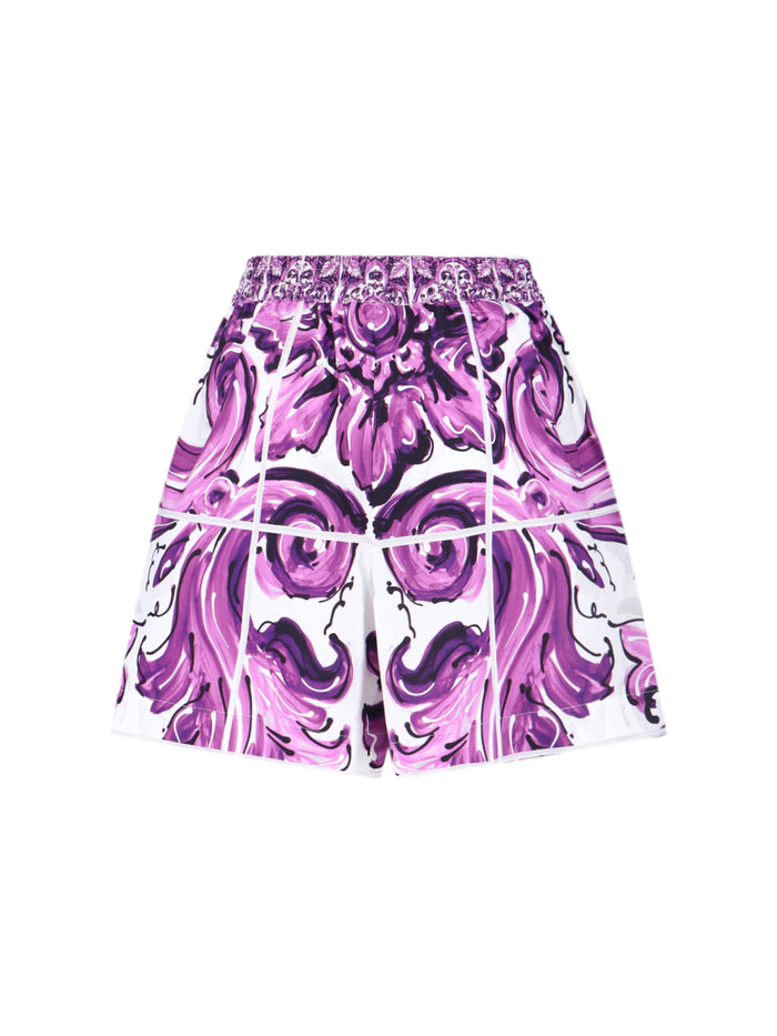 Dolce & Gabbana Trousers Violet Cotton