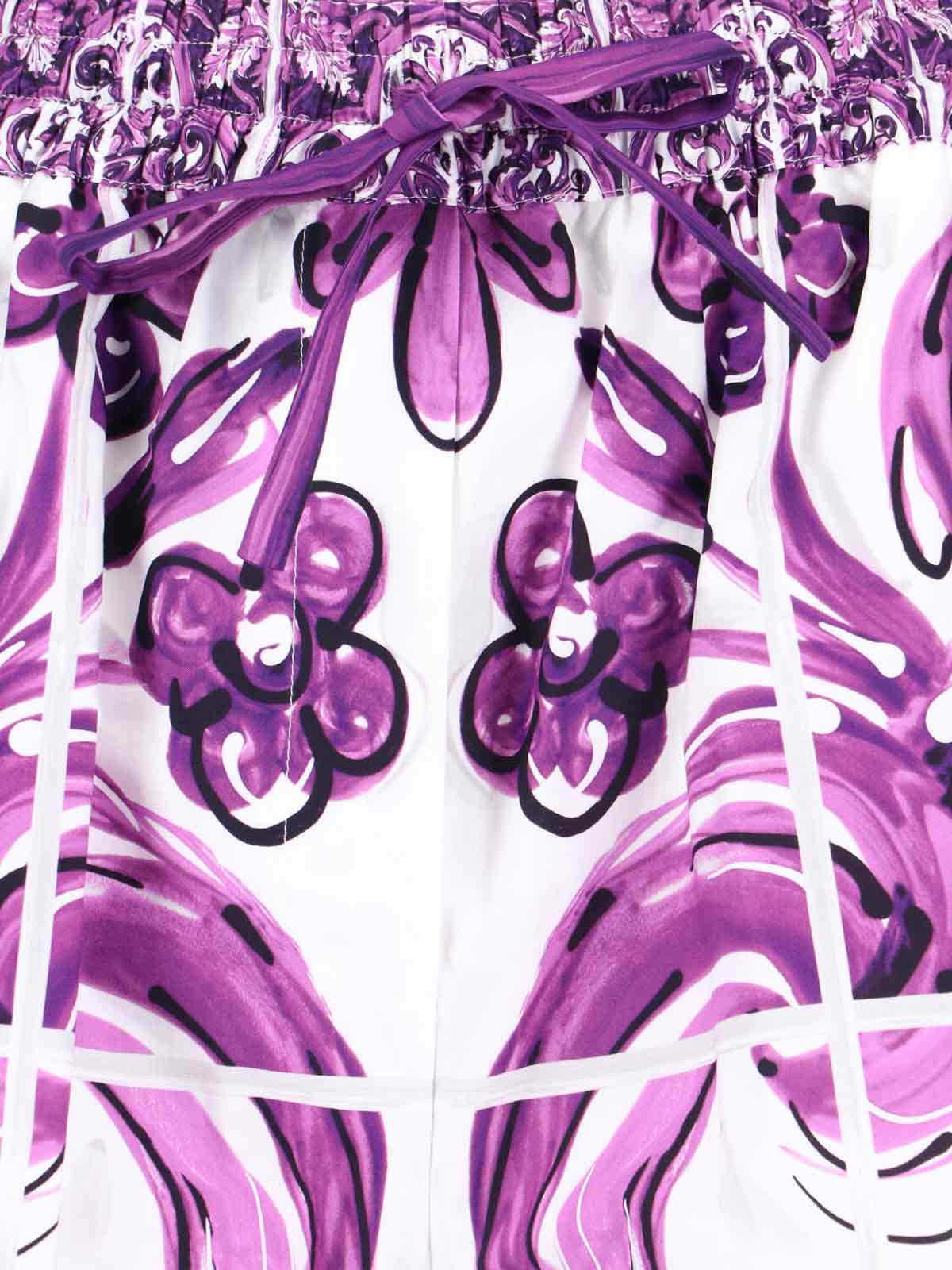Dolce & Gabbana Trousers Violet Cotton