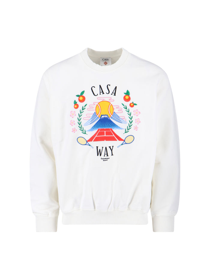 Casablanca Sweaters White Organic Cotton