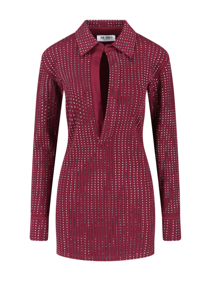 The Attico Dresses Red Cotton