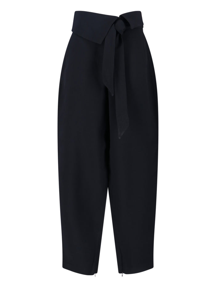 The Attico Trousers Black Acetate