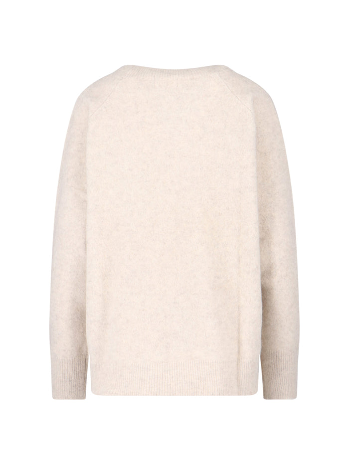 Parosh Sweaters White Racoon